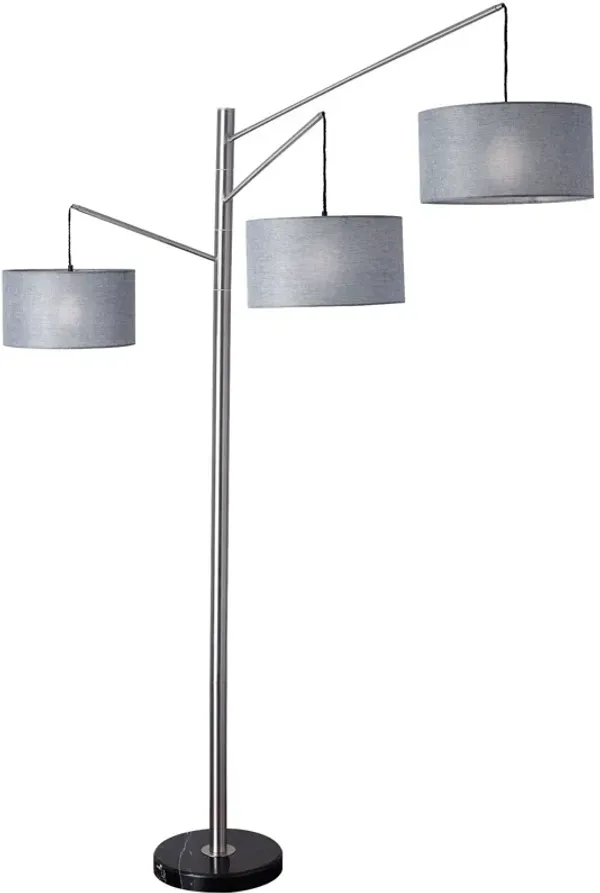 Adesso Wellington Arc Floor Lamp