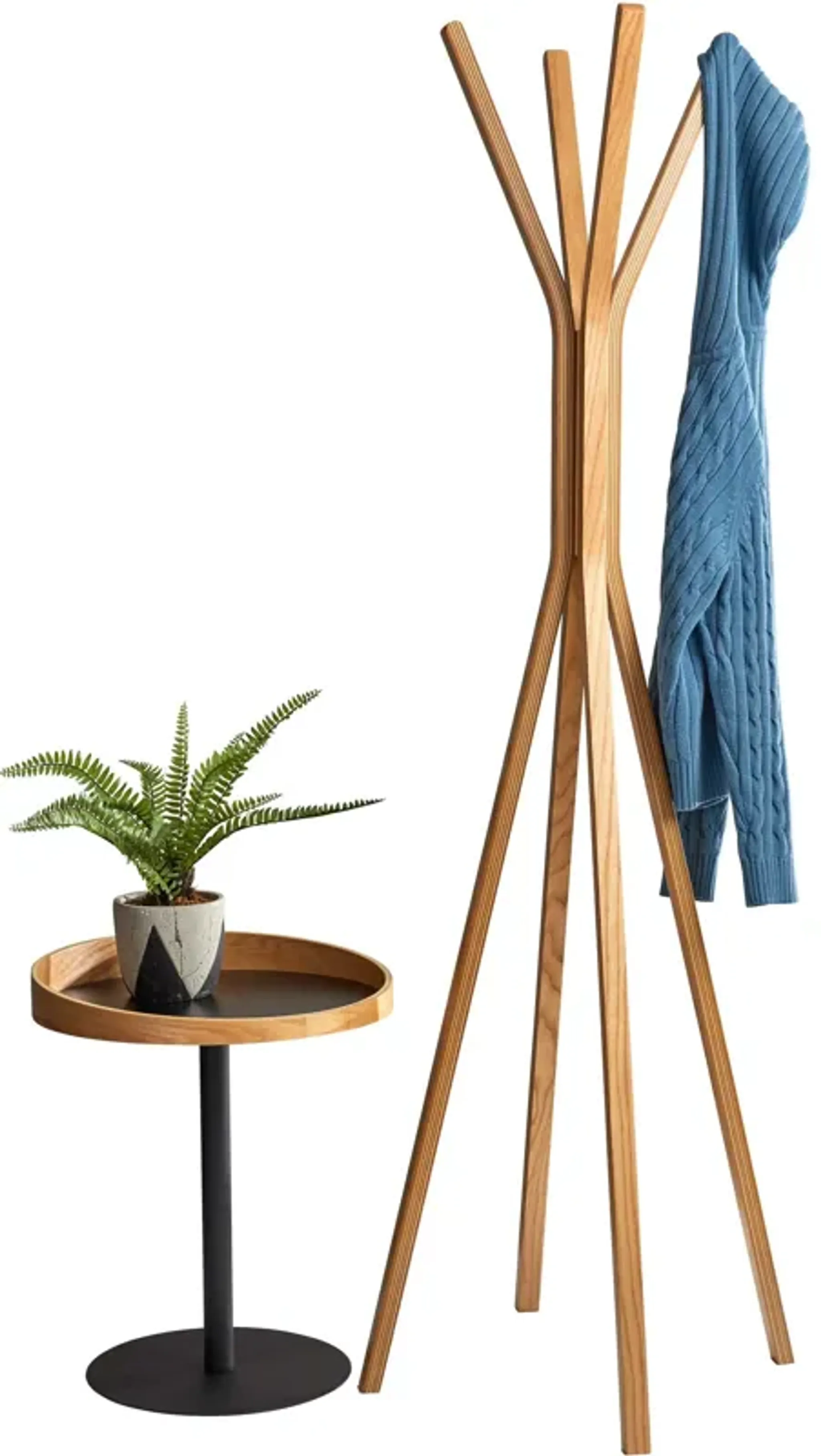 Toby Walnut Coat Rack Slumberland Furniture | Furniture.com