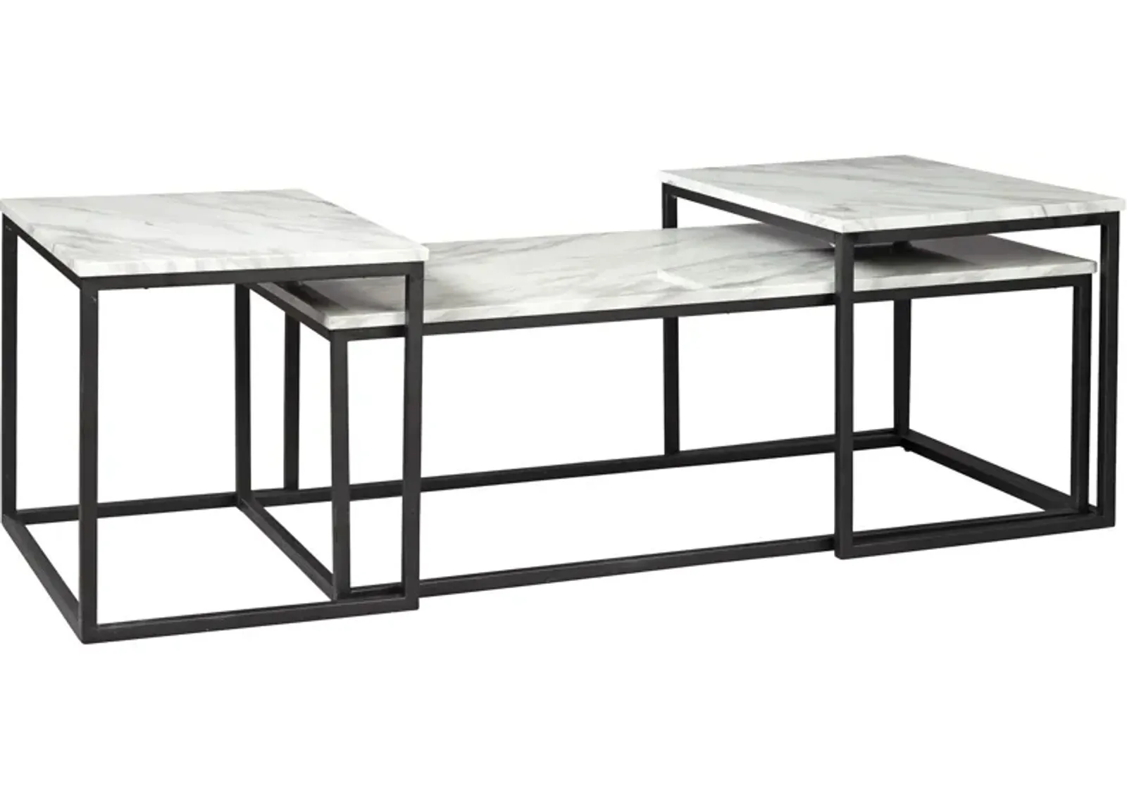 Ashley Furniture | Donnesta Set of 3 Coffee Tables | Gray