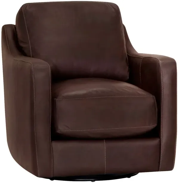 Jenkins Leather Swivel Chair