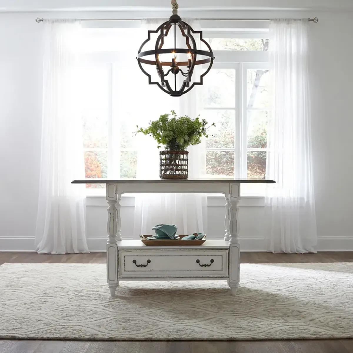 Liberty Furniture Magnolia Manor Storage Gathering Table