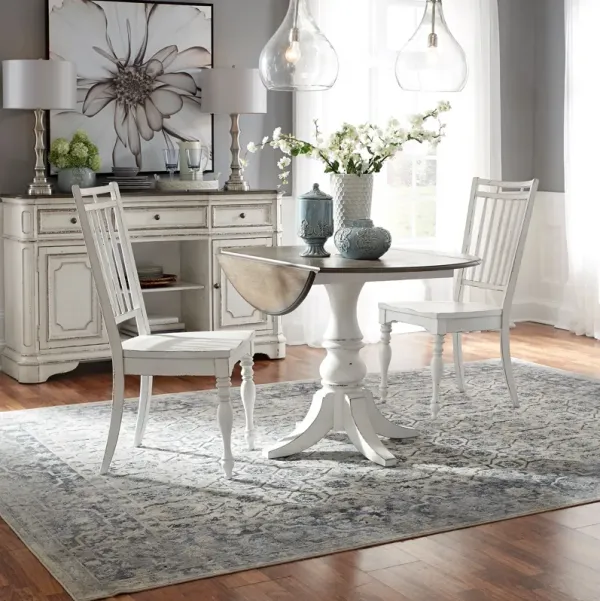 Liberty Furniture Magnolia Manor 3 Piece Spindle Drop Leaf Dining Set