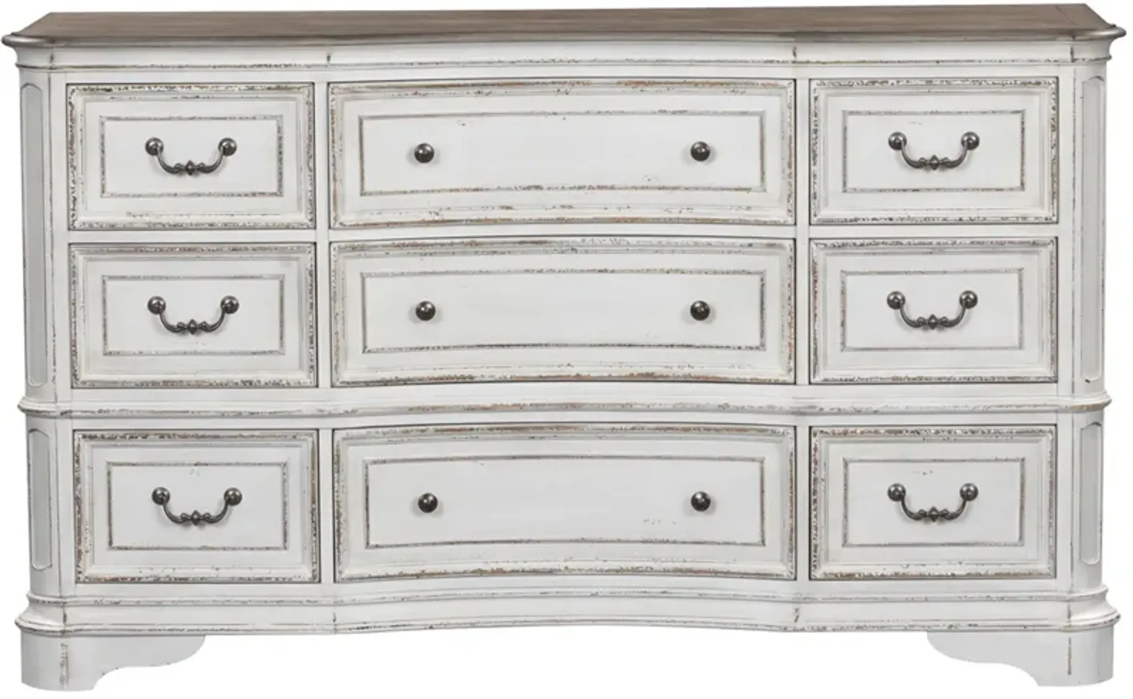 Magnolia Manor 9 Drawer Dresser