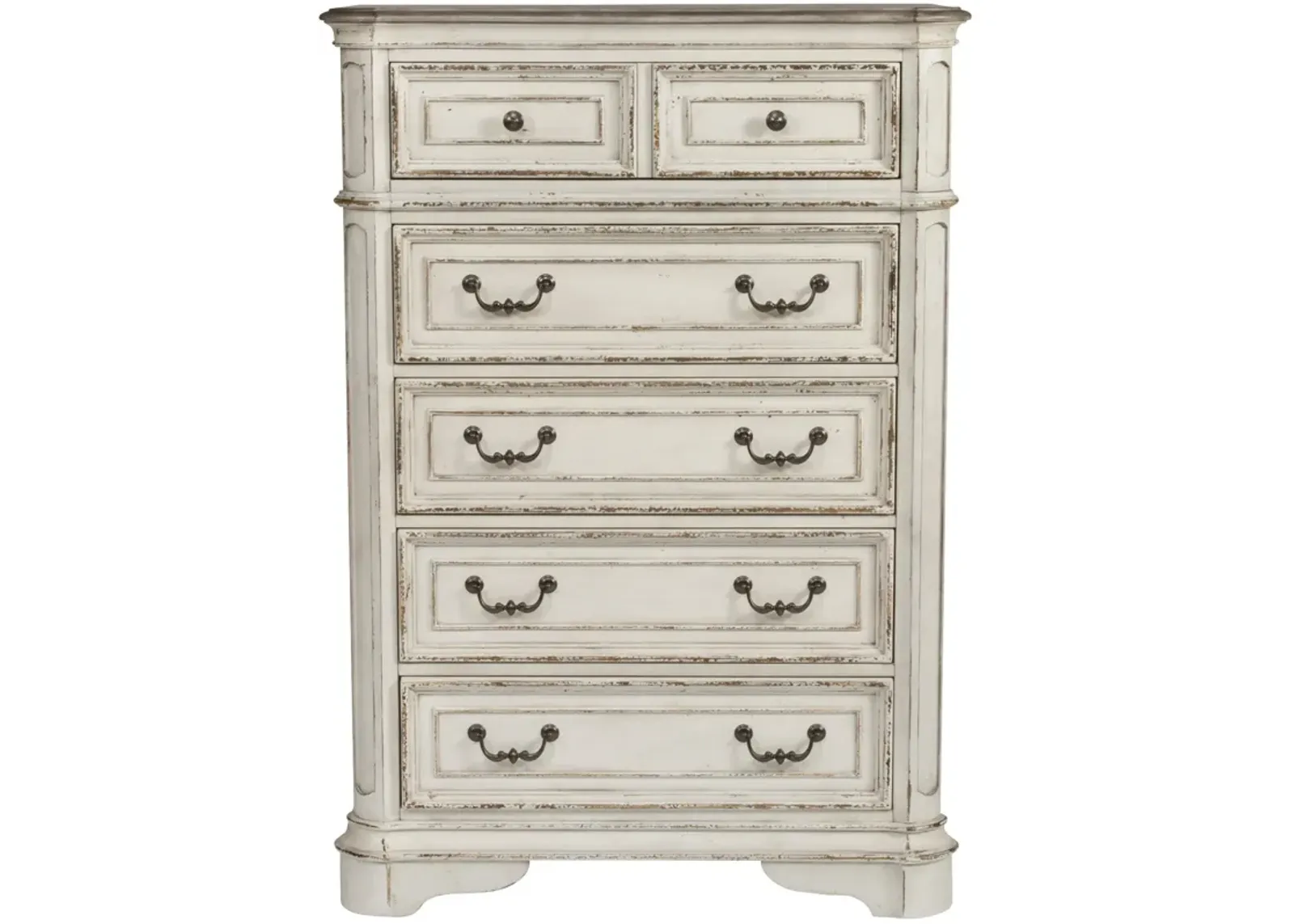 | Magnolia Manor 5 Drawer Chest | White