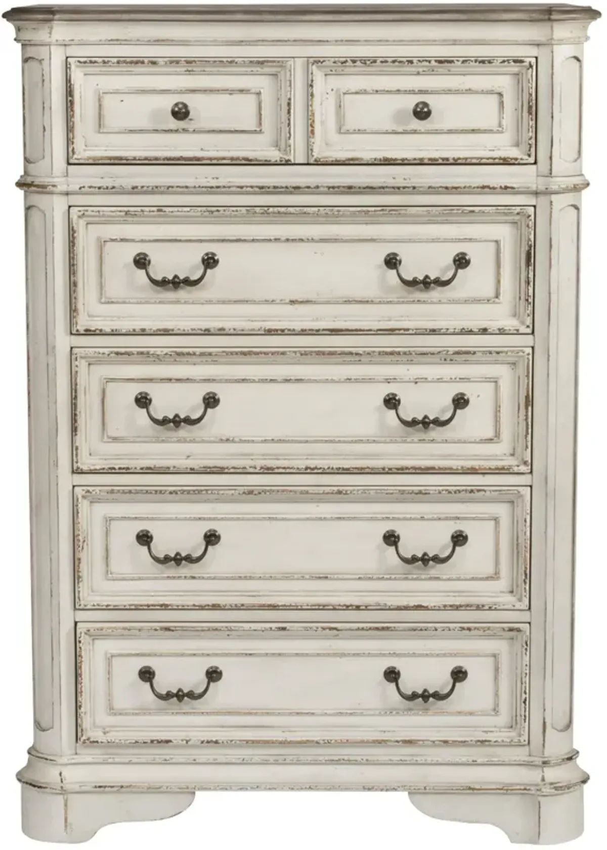 | Magnolia Manor 5 Drawer Chest | White