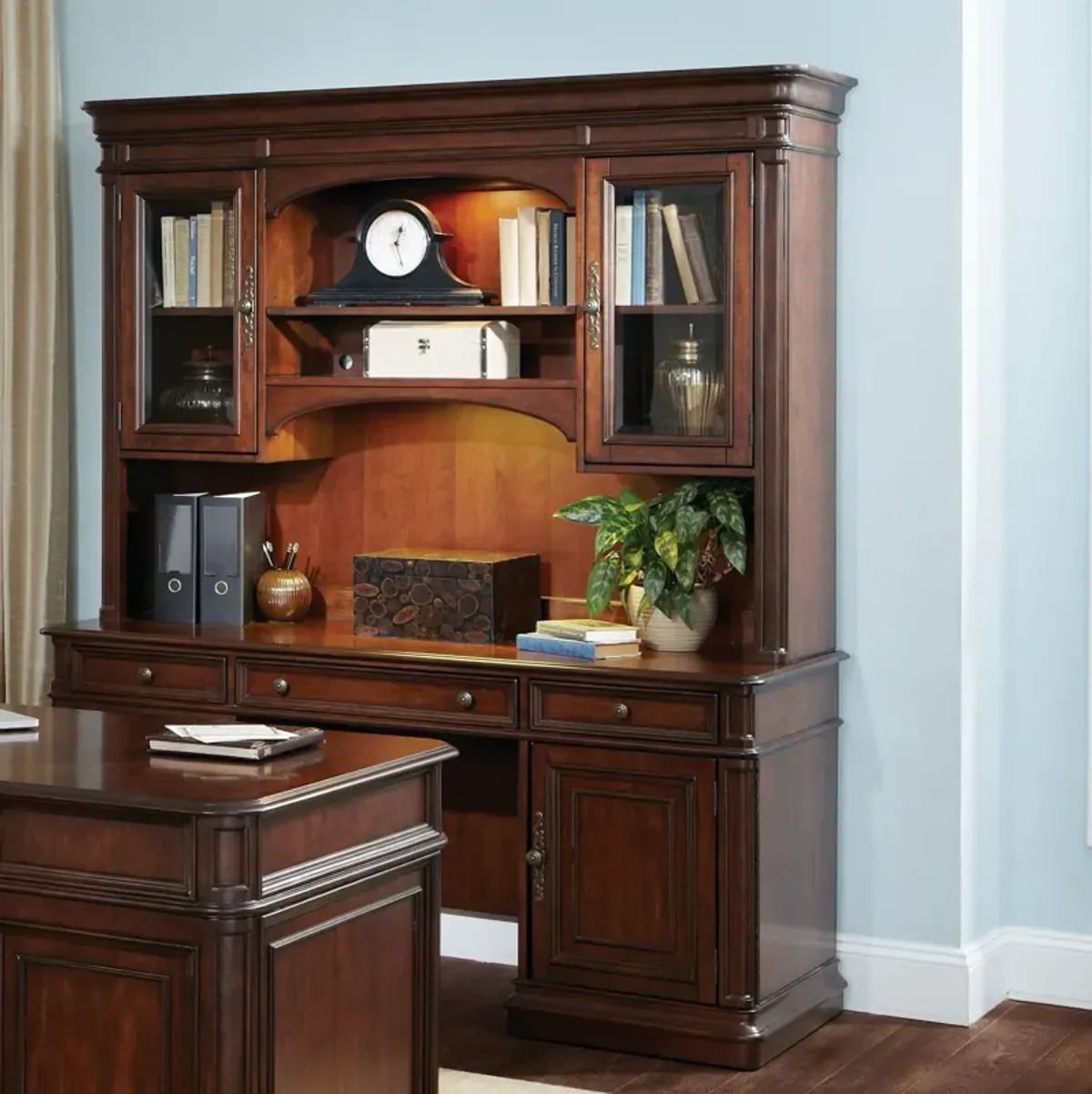 Brayton Manor Credenza and Hutch