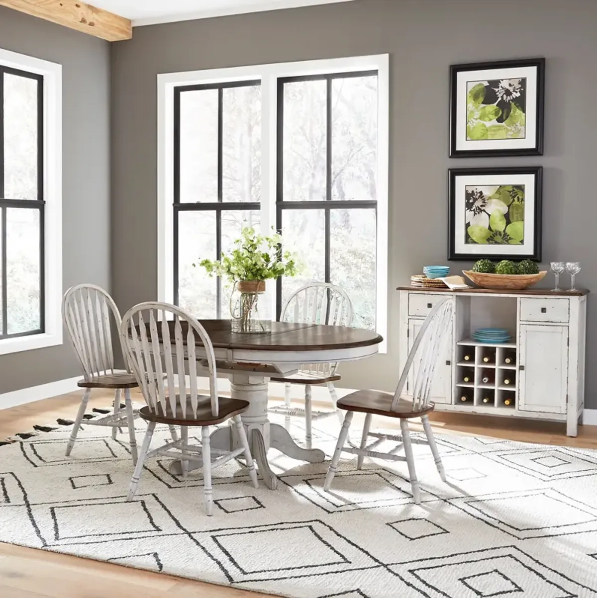 Liberty Furniture Carolina Crossing 5 Piece Dining Set