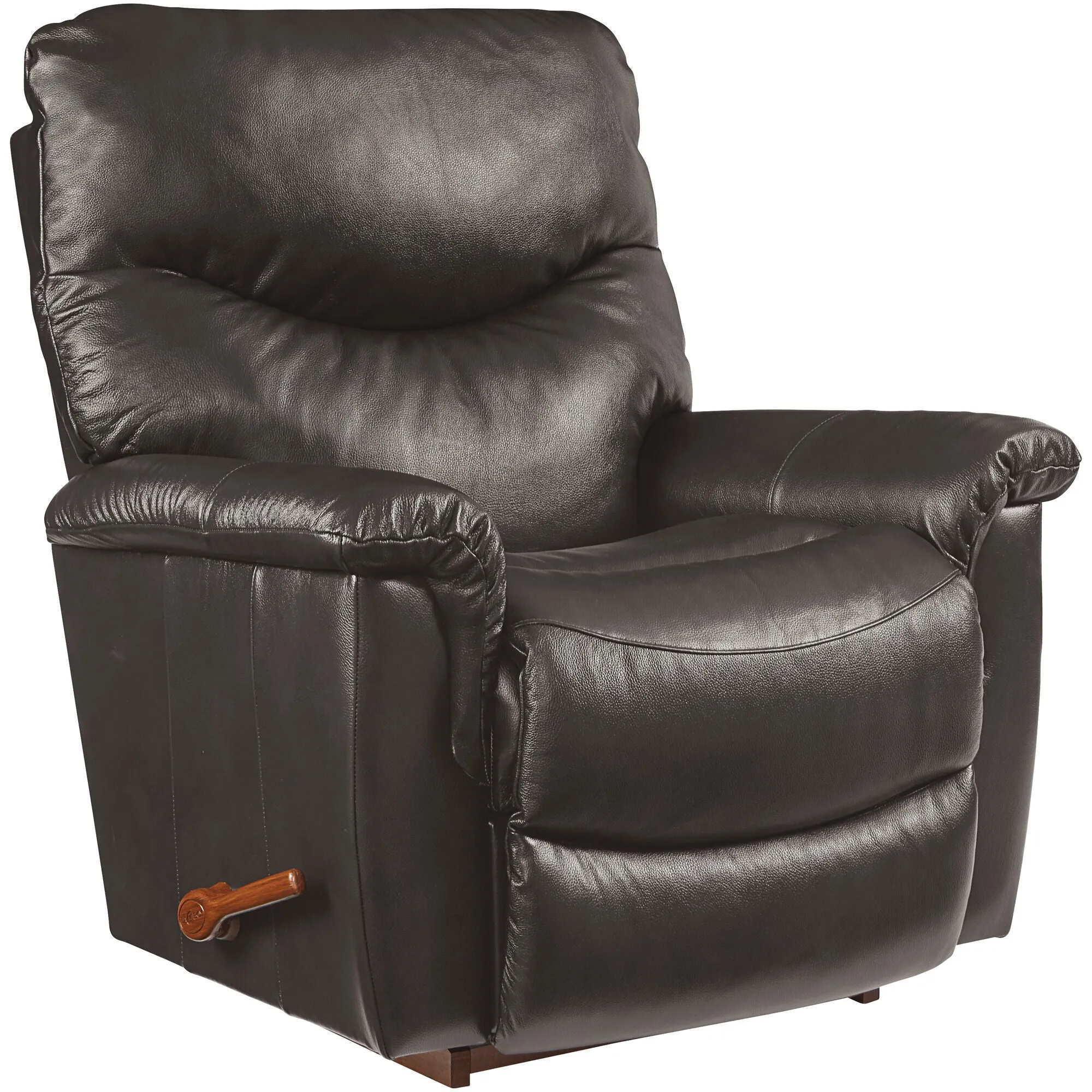 La-Z-Boy | James Leather Rocker Recliner Chair | Charcoal