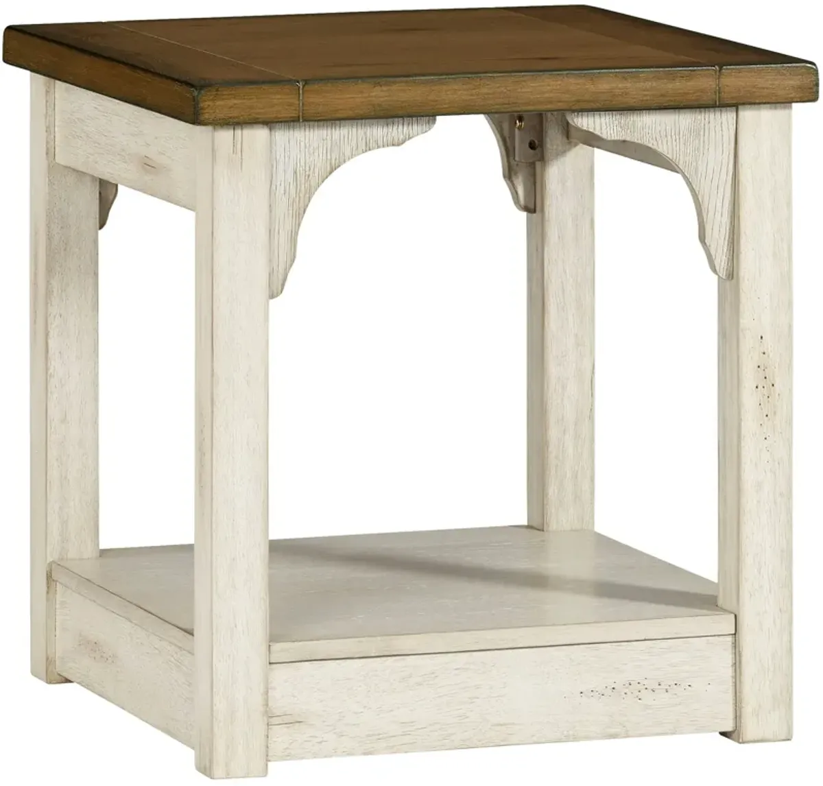 | Wellington Place End Table | Antique White