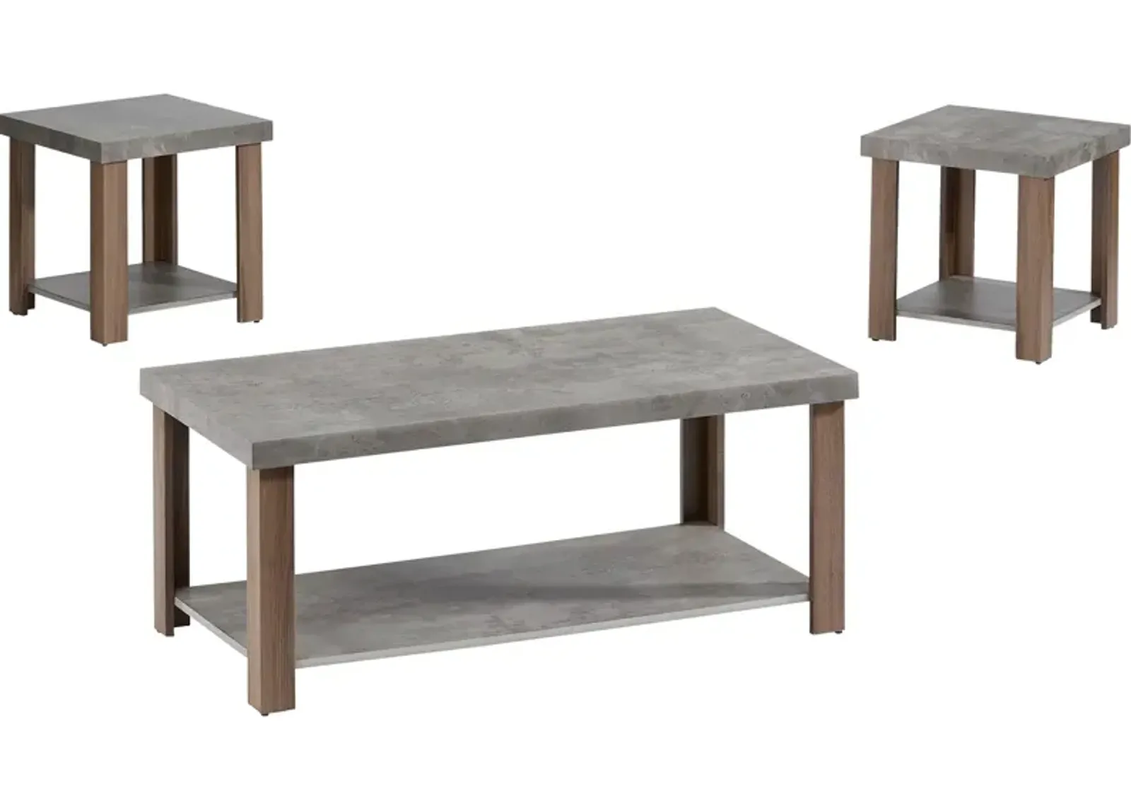 | Driver Set of 3 Coffee Tables | Gray