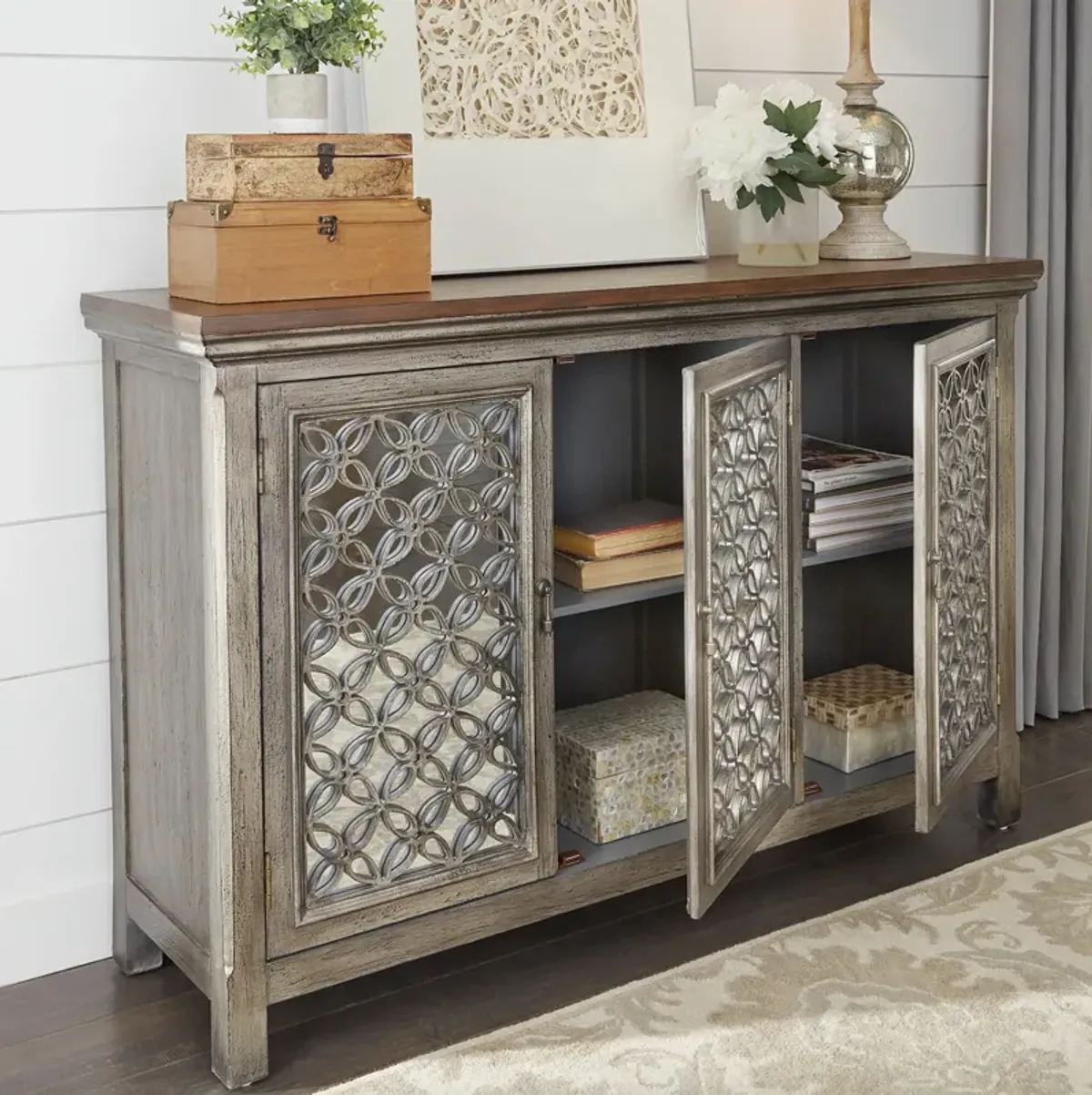 Westridge 3 Door Accent Cabinet