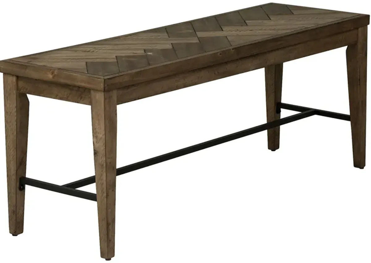 | Horizons Bench | Rustic Caramel