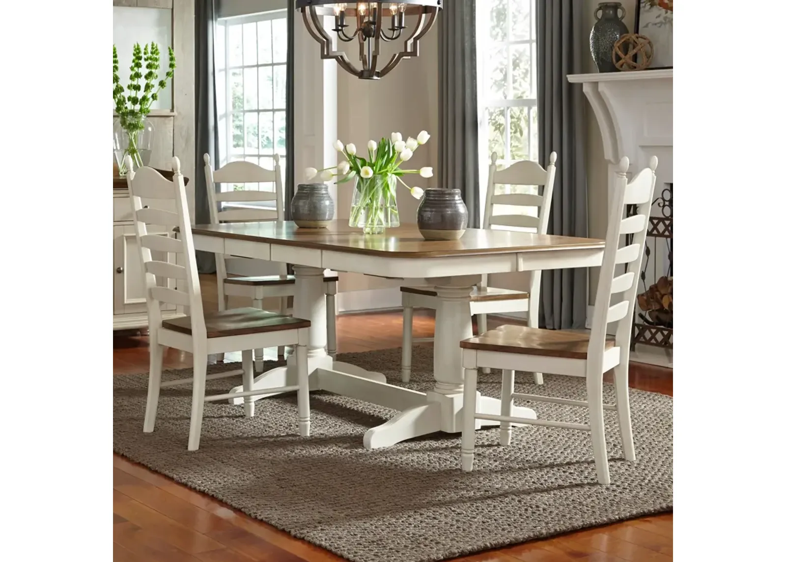 | Springfield 5 Piece Dining Set | White