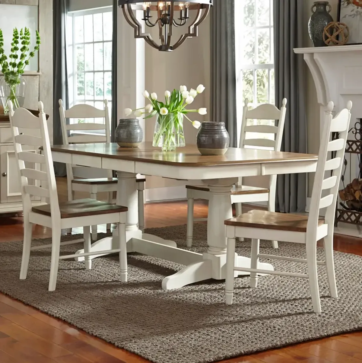 | Springfield 5 Piece Dining Set | White