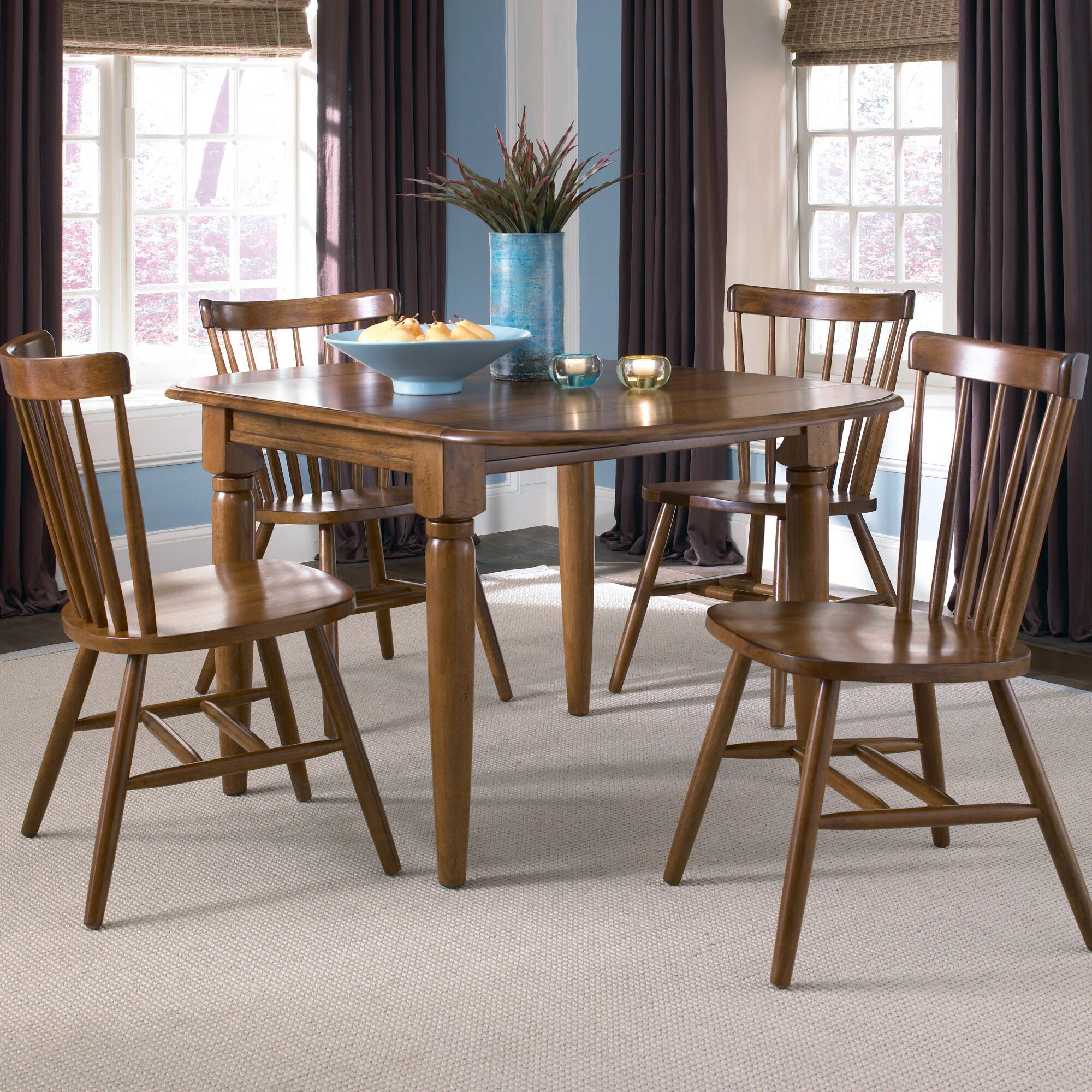 Liberty Furniture | Creations II 5 Piece Drop Leaf Dining Set | Tobacco