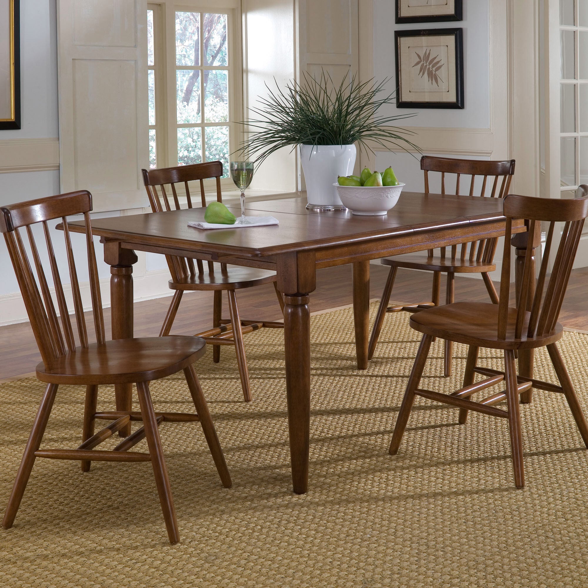 Liberty Furniture | Creations II 5 Piece Butterfly Leaf Dining Set | Tobacco