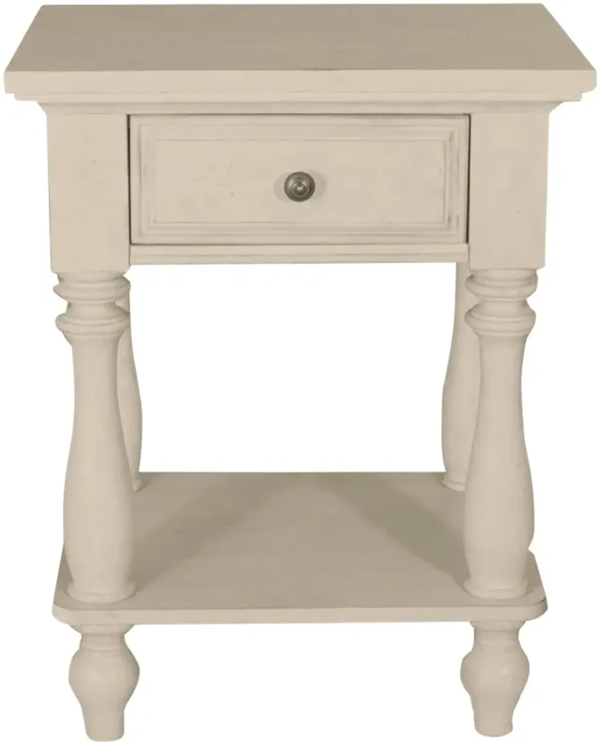 | High Country 1 Drawer Nightstand | White