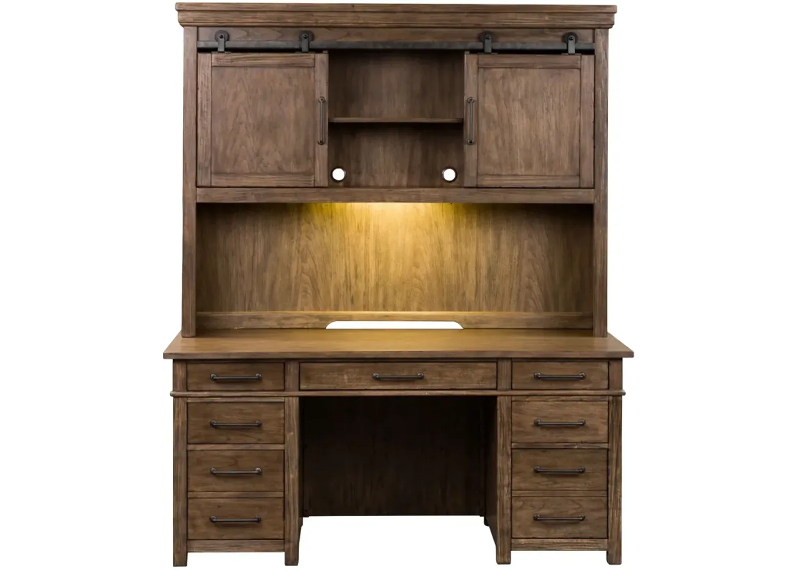 Sonoma Road Desk With Hutch