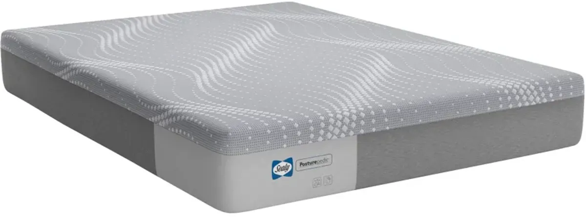 Sealy | Queen Posturepedic Medina Firm Memory Foam Mattress in a Box | Gray