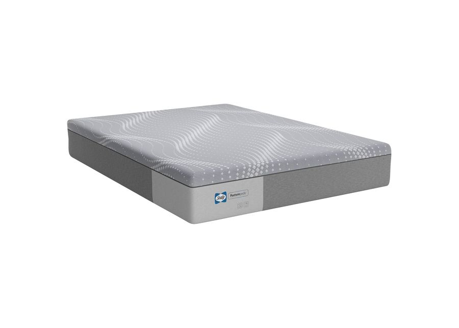 Sealy | Split California King Posturepedic Paterson Medium Memory Foam Mattress in a Box | Gray