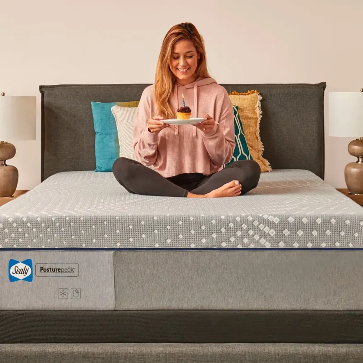 Sealy Posturepedic Lacey Firm Memory Foam Mattress in a Box