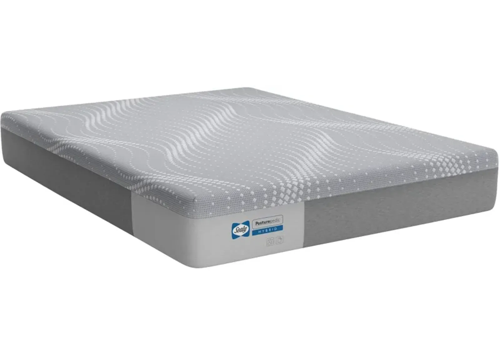 Sealy | Twin Posturepedic Medina Firm Hybrid Mattress | Gray