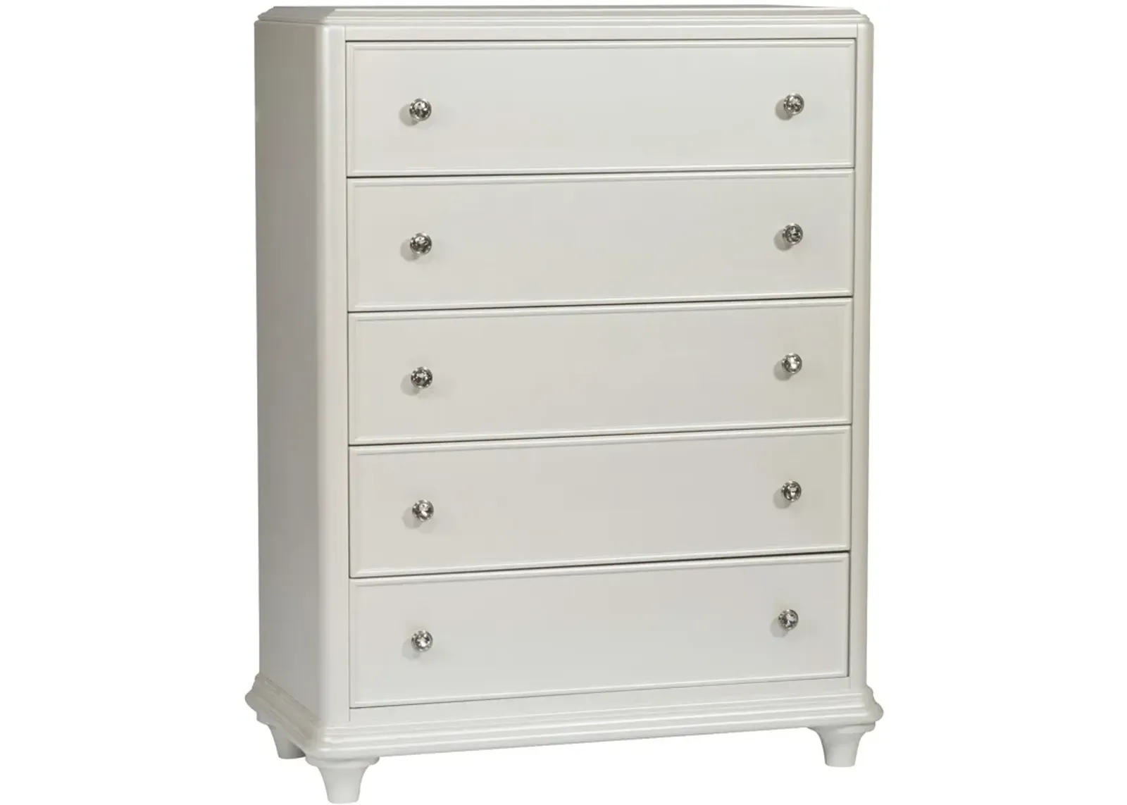 | Stardust 5 Drawer Chest | White