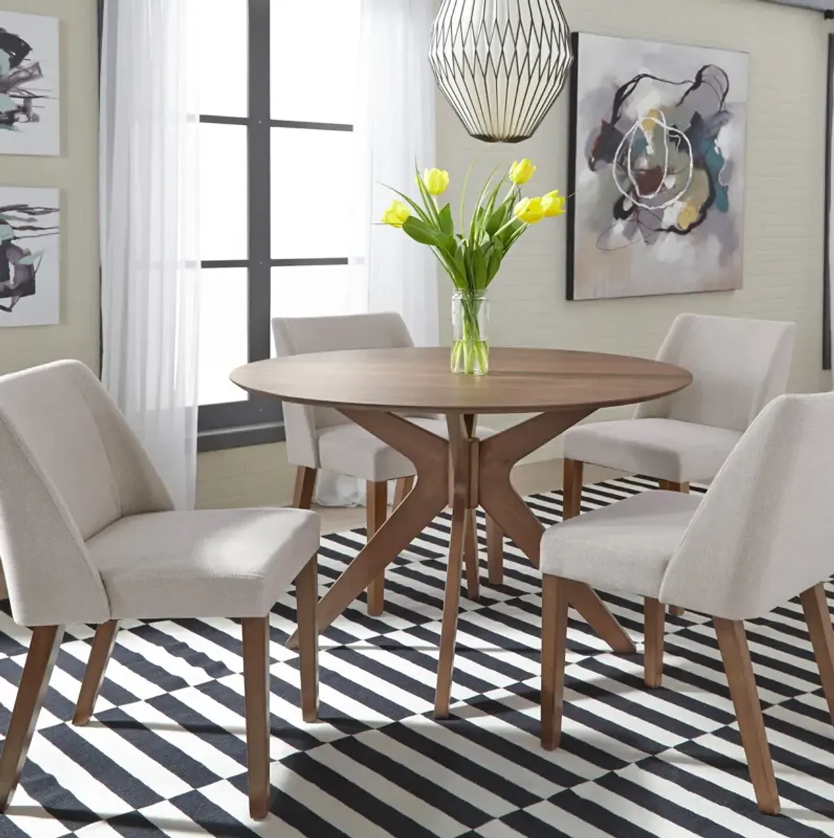 Space Savers Pedestal Dining Table