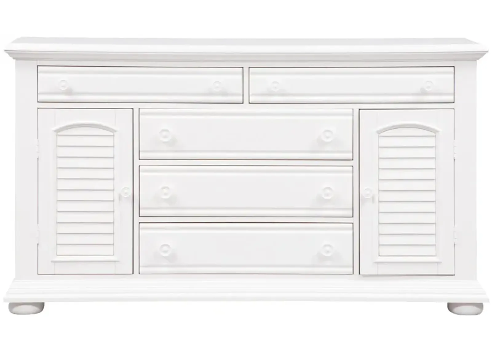 | Summer House I Door Dresser | Oyster White