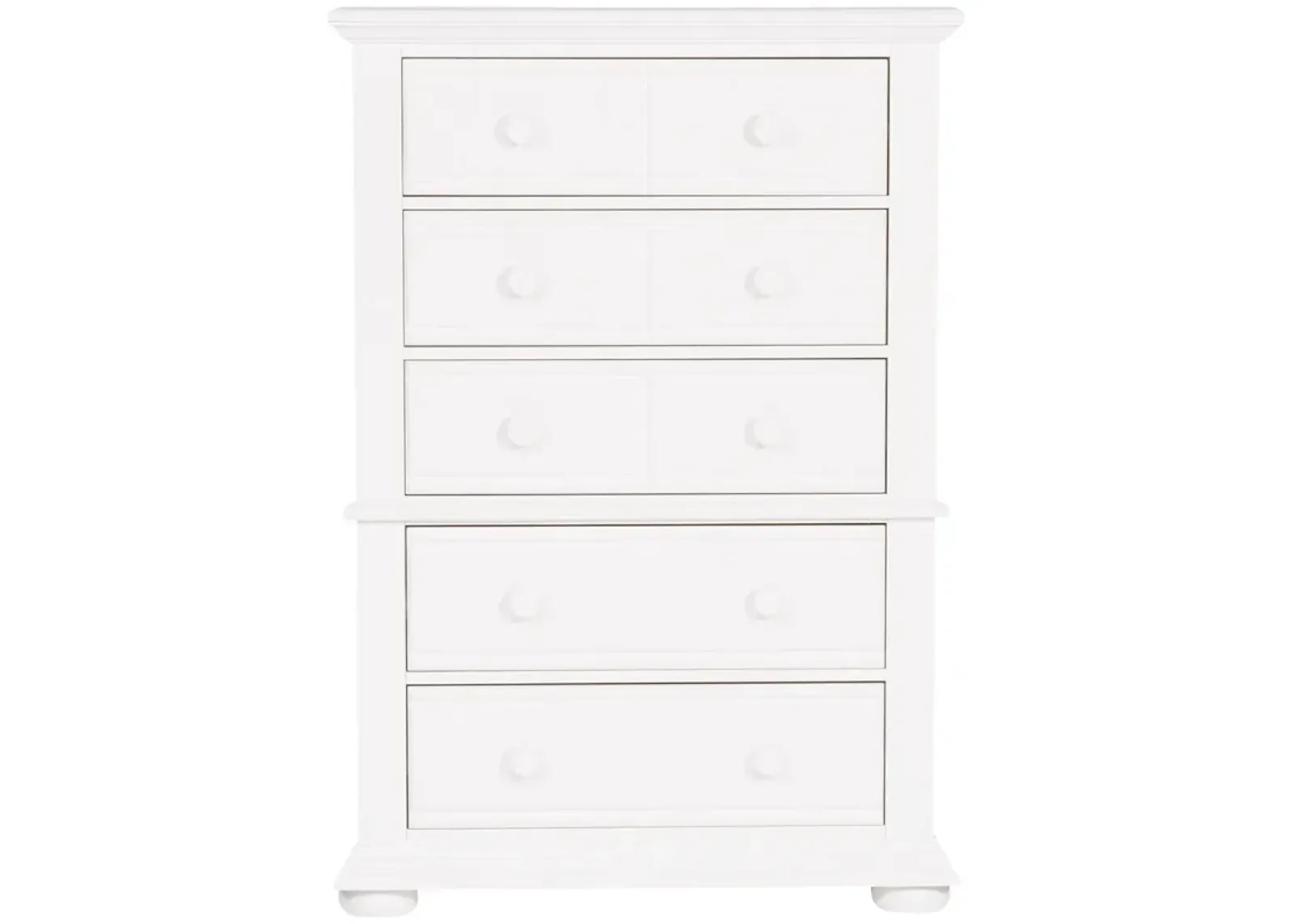 | Summer House I 5 Drawer Chest | Oyster White