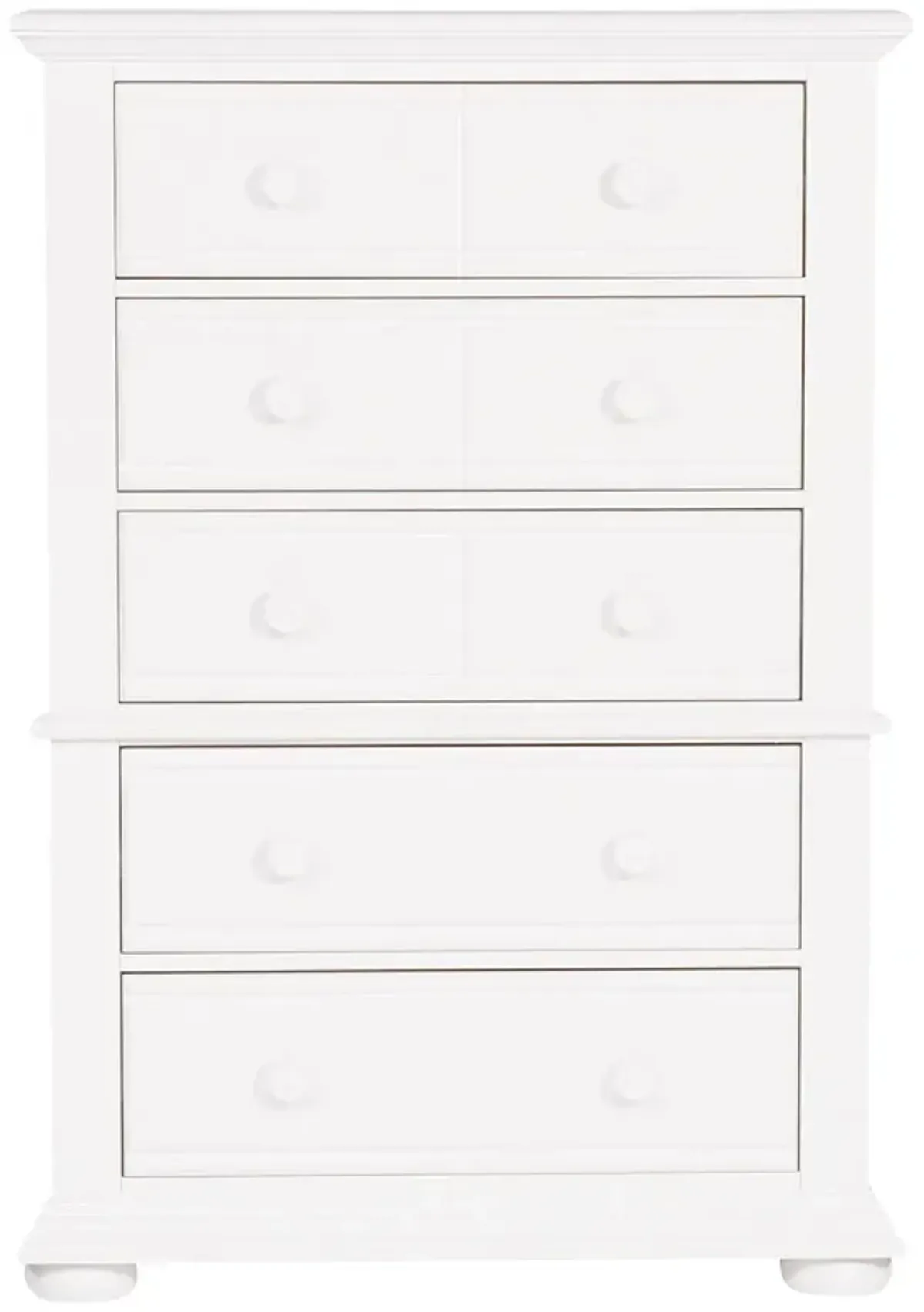 | Summer House I 5 Drawer Chest | Oyster White