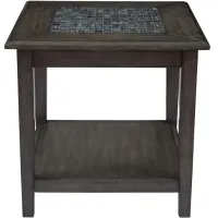 Mosaic Gray End Table