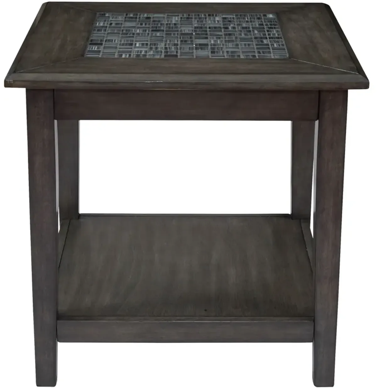 | Mosaic End Table | Gray