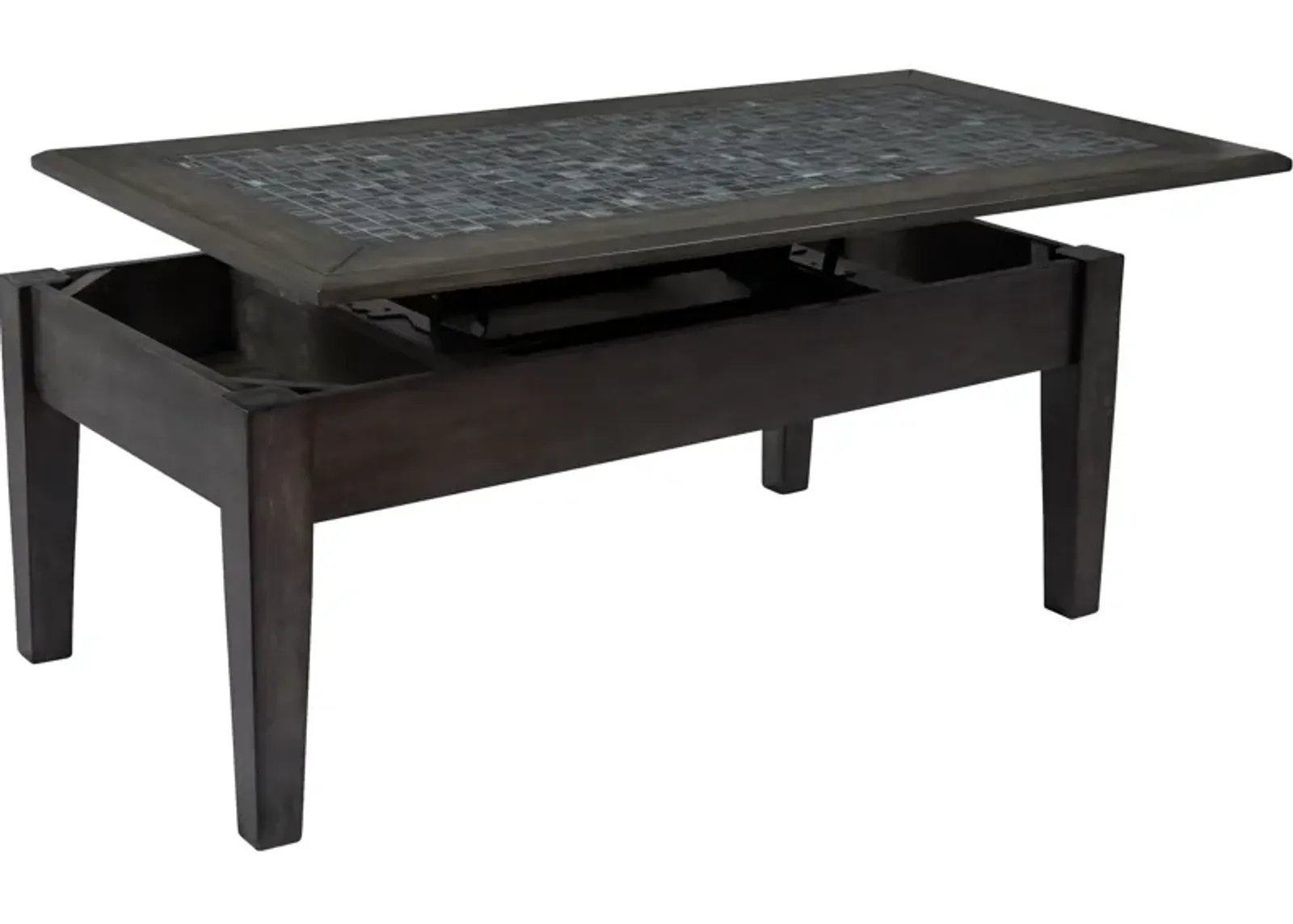 | Mosaic Lift Top Coffee Table | Gray