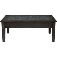 Mosaic Gray Lift Top Coffee Table