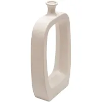 Elevated Chic White Cutout Vase
