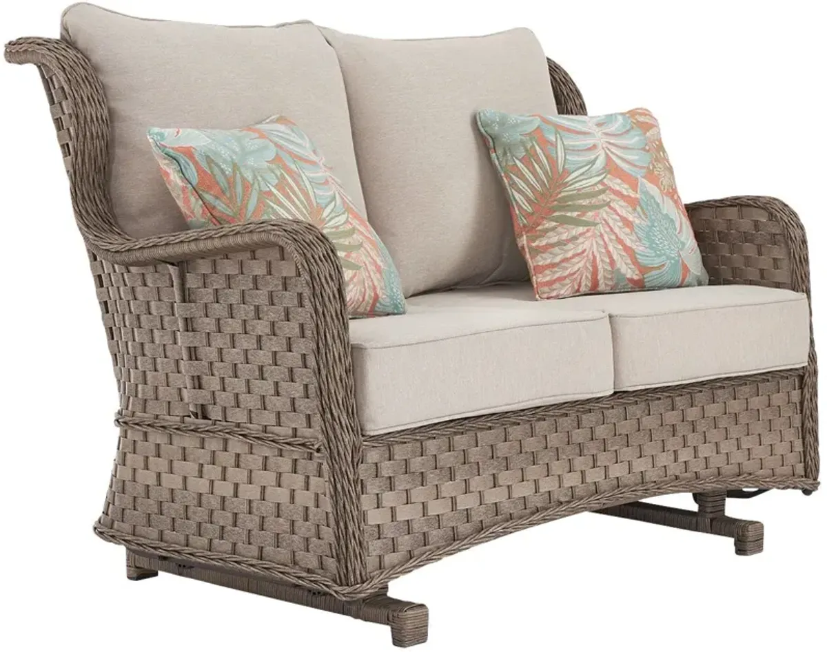 Clear Ridge Glider Loveseat