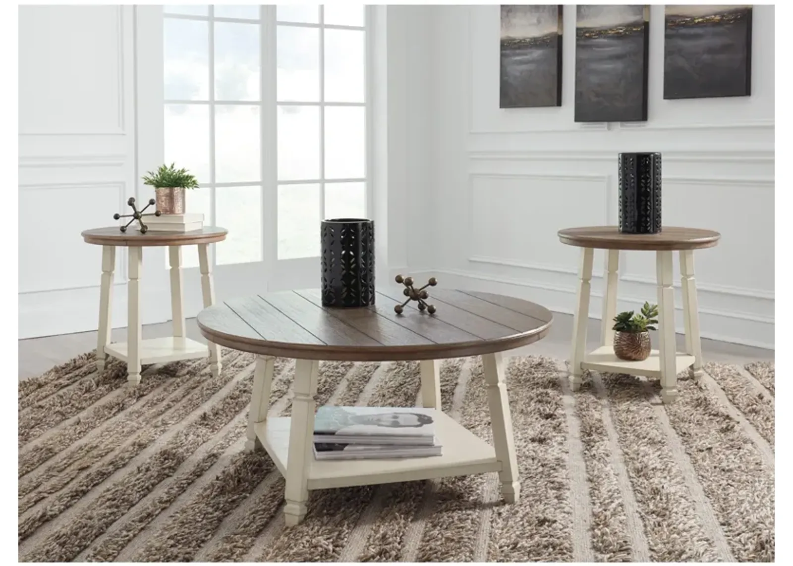 Ashley Furniture | Bolanbrook Set of 3 Coffee Tables | Brown