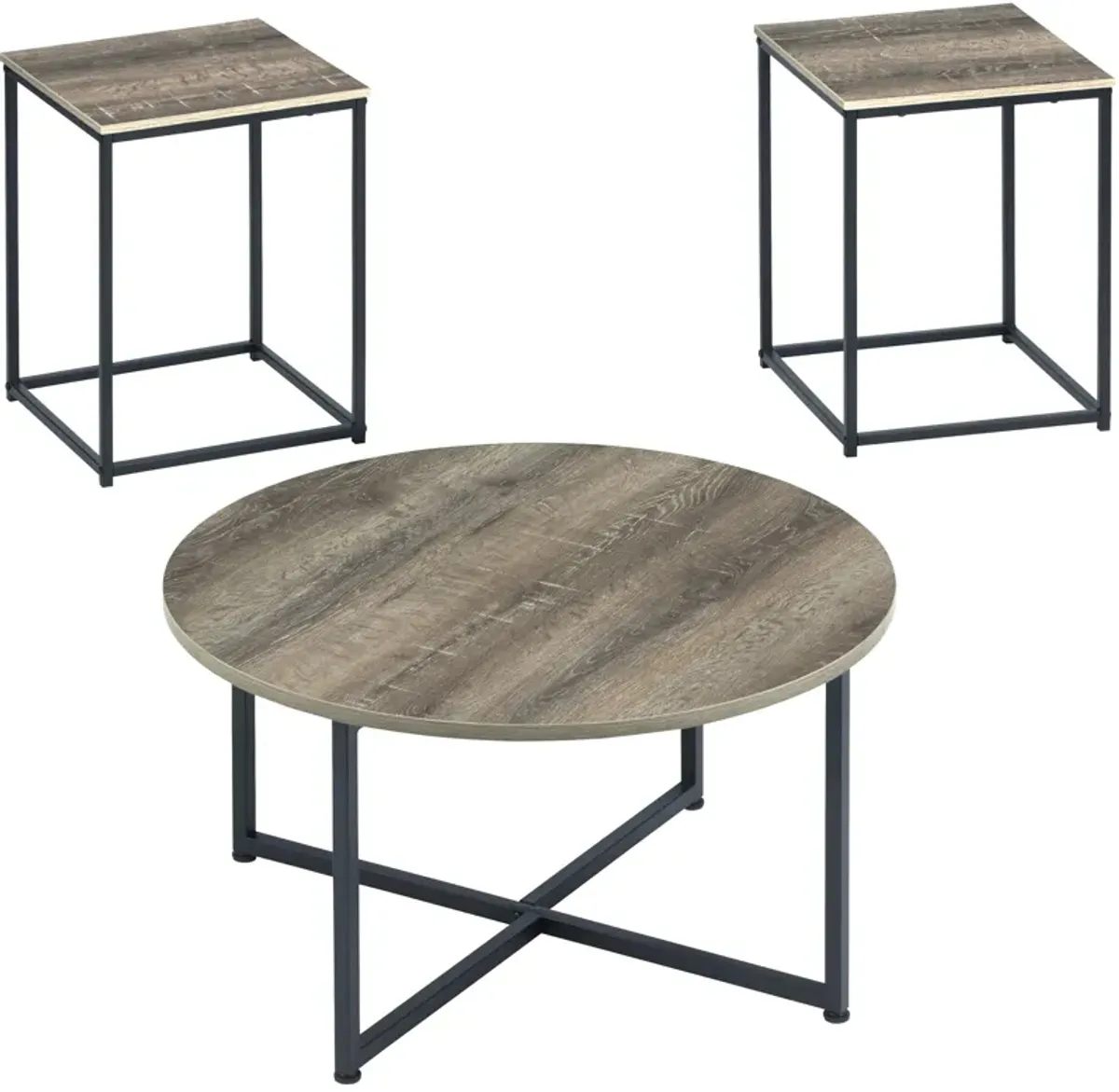 Ashley Furniture | Wadeworth Set of 3 Coffee Tables | Two Tone