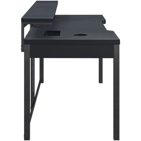 Advancer Black 63" Gaming Desk