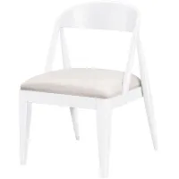 Denmark White Desk Chair