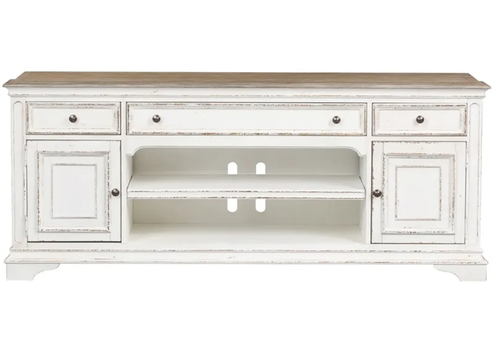 | Magnolia Manor 70" Console | Antique White