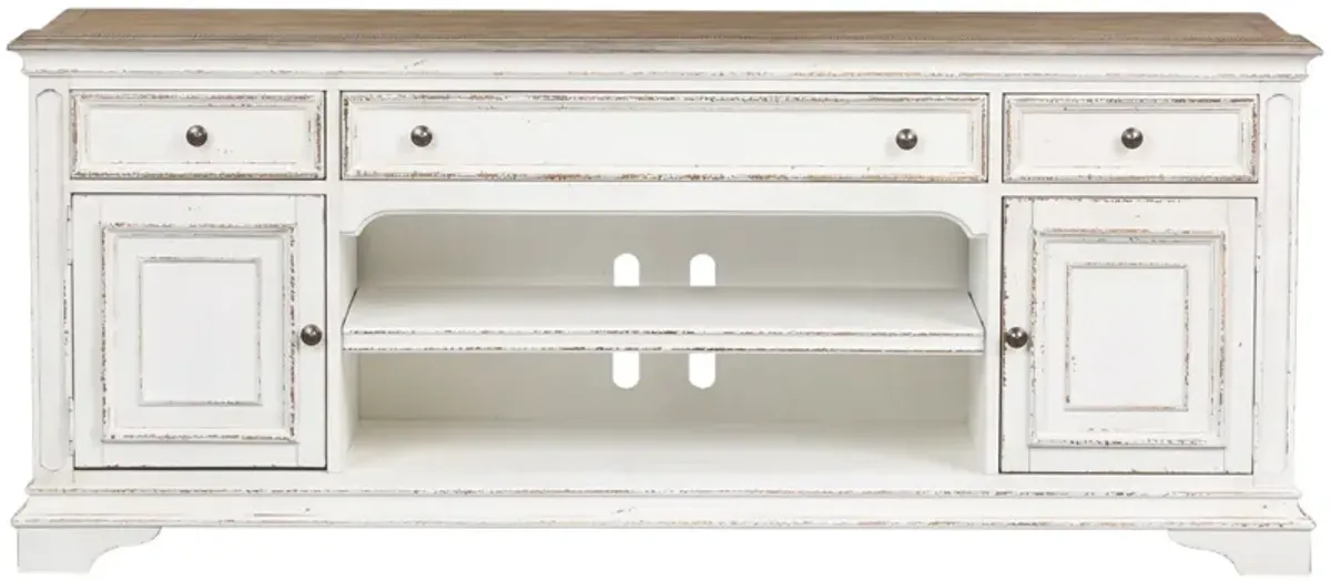 | Magnolia Manor 70" Console | Antique White