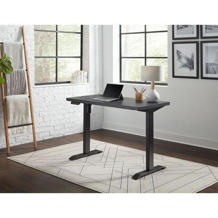 Jetsen Dark Gray Adjustable Height Desk