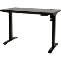 Jetsen Dark Gray Adjustable Height Desk