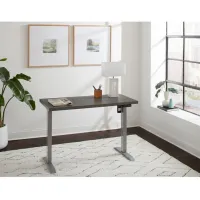 Jetsen Light Gray Adjustable Height Desk