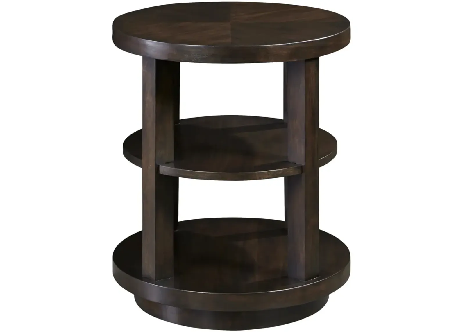 | Grove Park Round End Table | Chocolate