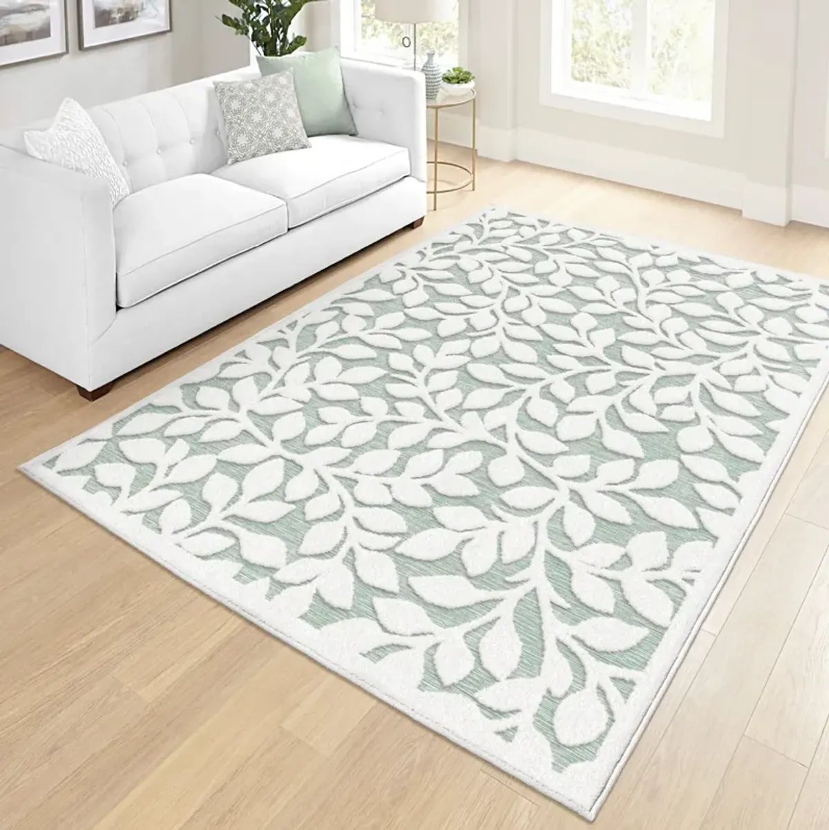 Boucle Autumn Lane Verdes Rug