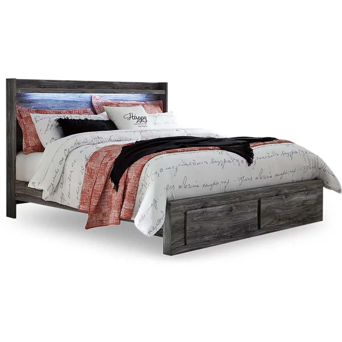 Baystorm 2 Drawer Storage Panel Bed