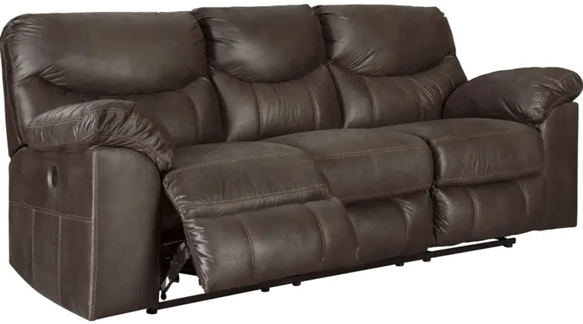 Ashley Furniture | Boxberg Reclining Sofa | Teak